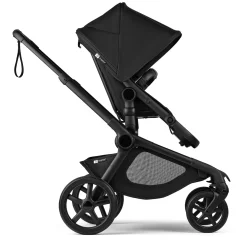 Bugaboo Kangaroo Complete Stroller + Turtle Air Shield By Nuna Travel System Bundle - Black / Midnight Black / Midnight Black / Black