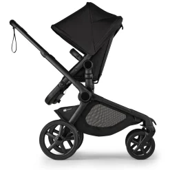 Bugaboo Kangaroo Complete Stroller + Turtle Air Shield By Nuna Travel System Bundle - Black / Midnight Black / Midnight Black / Black