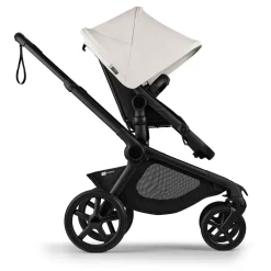 Bugaboo Kangaroo Complete Stroller + Turtle Air Shield By Nuna Travel System Bundle - Black / Midnight Black / Misty White / Black