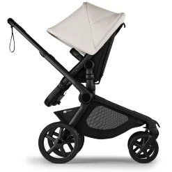 Bugaboo Kangaroo Complete Stroller + Turtle Air Shield By Nuna Travel System Bundle - Black / Midnight Black / Misty White / Black