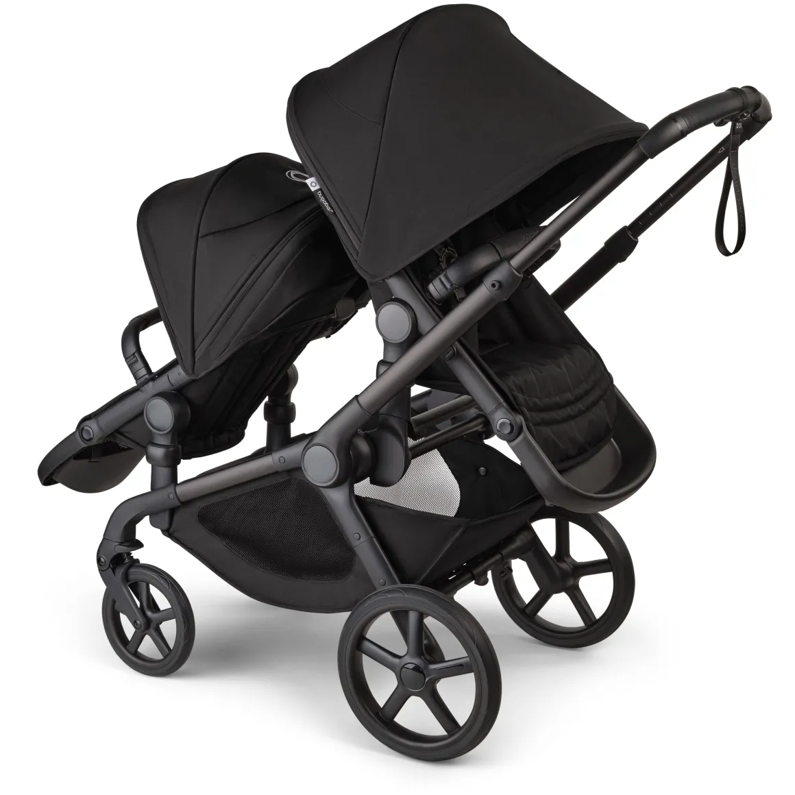 Bugaboo Kangaroo Double Seat Stroller - Black / Midnight Black / Midnight Black