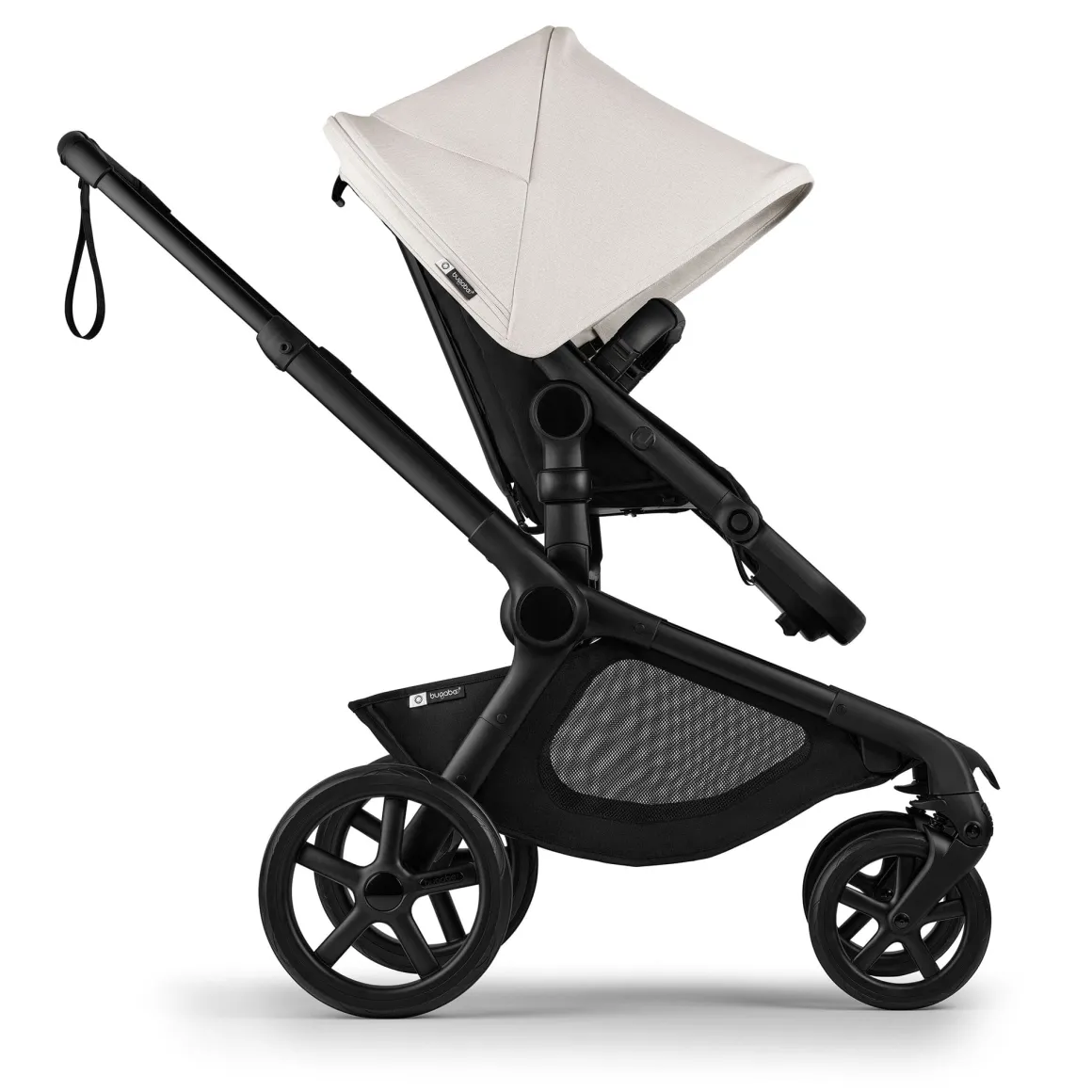 Bugaboo Kangaroo Seat Complete Stroller - Black / Midnight Black / Misty White