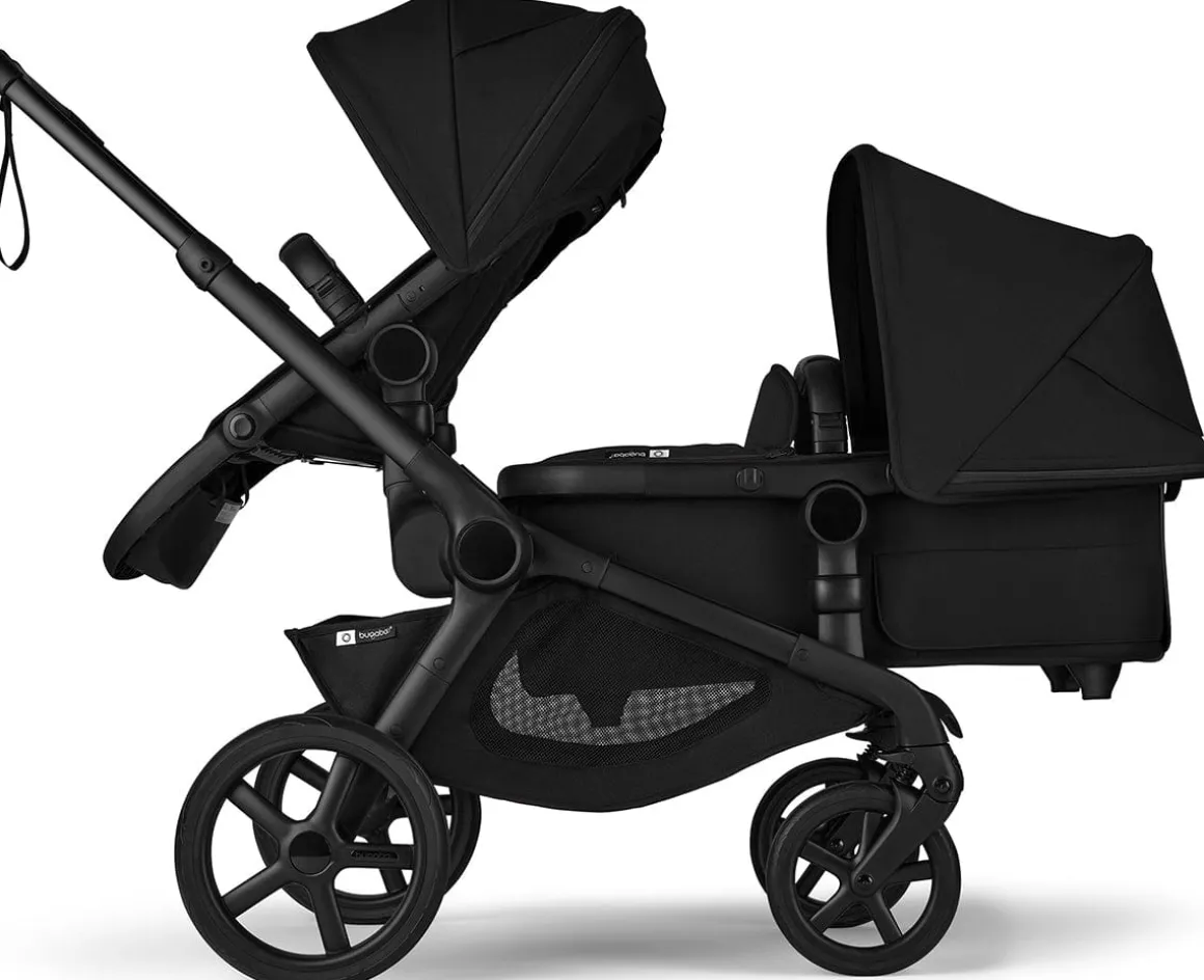 Bugaboo Kangaroo Sibling / Toddler Seat - Black / Midnight Black / Midnight Black