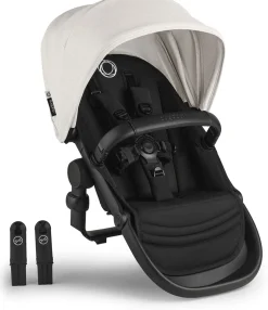 Bugaboo Kangaroo Sibling / Toddler Seat - Black / Midnight Black / Misty White