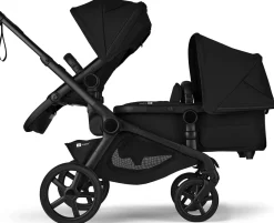 Bugaboo Kangaroo Sibling / Toddler Seat - Black / Midnight Black / Misty White