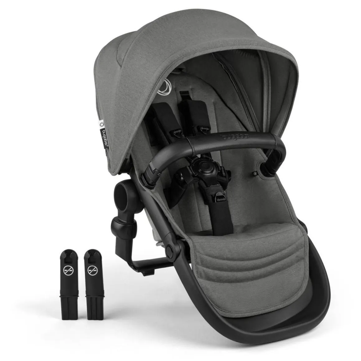 Bugaboo Kangaroo Sibling / Toddler Seat - Black / Moon Grey / Moon Grey