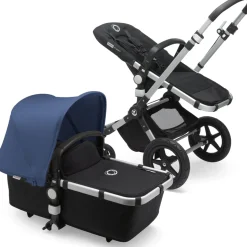 Bugaboo OPEN BOX Cameleon 3 Plus Complete Stroller - Aluminum/Black/Sky Blue