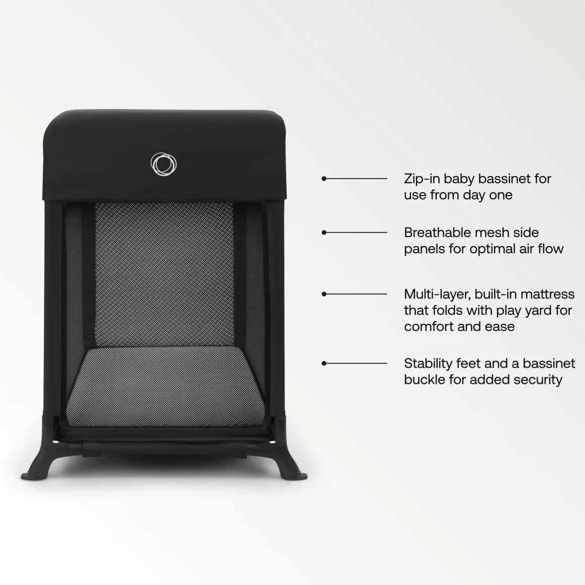 Bugaboo Stardust Play Yard - Black
