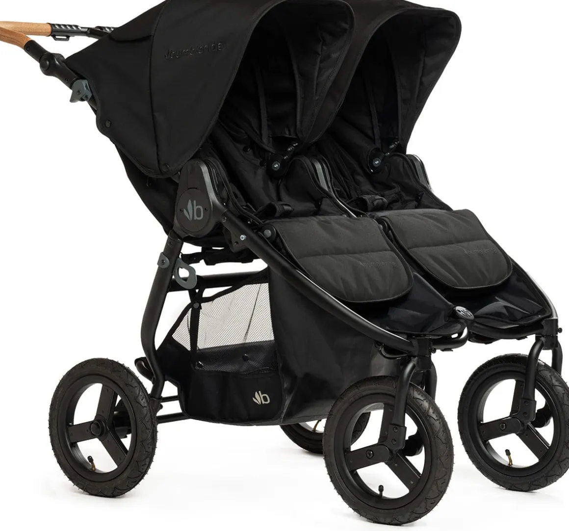 Bumbleride Indie Twin Side By Side Double Stroller - Black