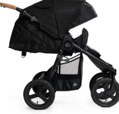 Bumbleride Indie Twin Side By Side Double Stroller - Black