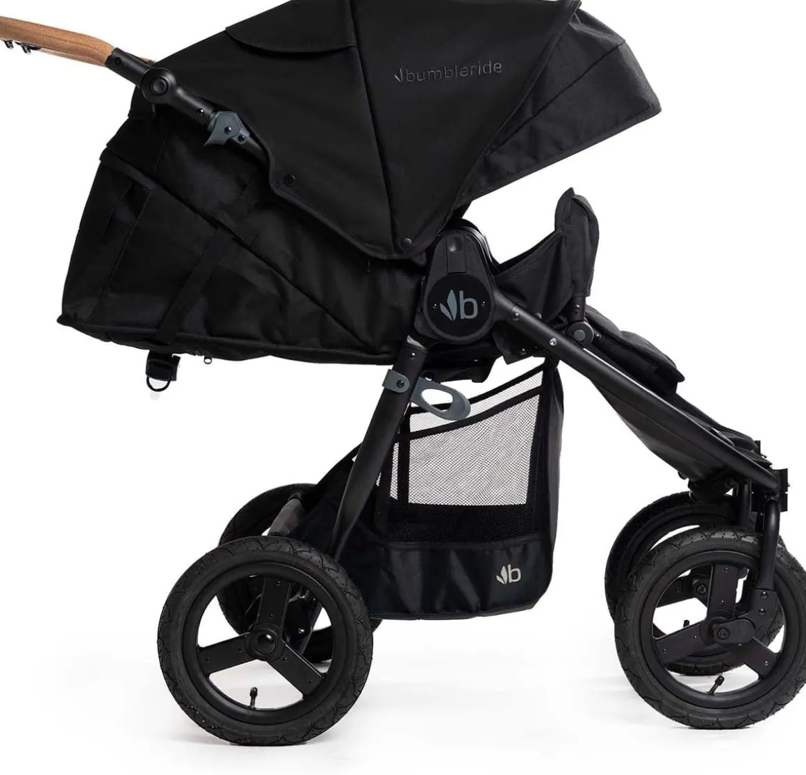 Bumbleride Indie Twin Side By Side Double Stroller - Black