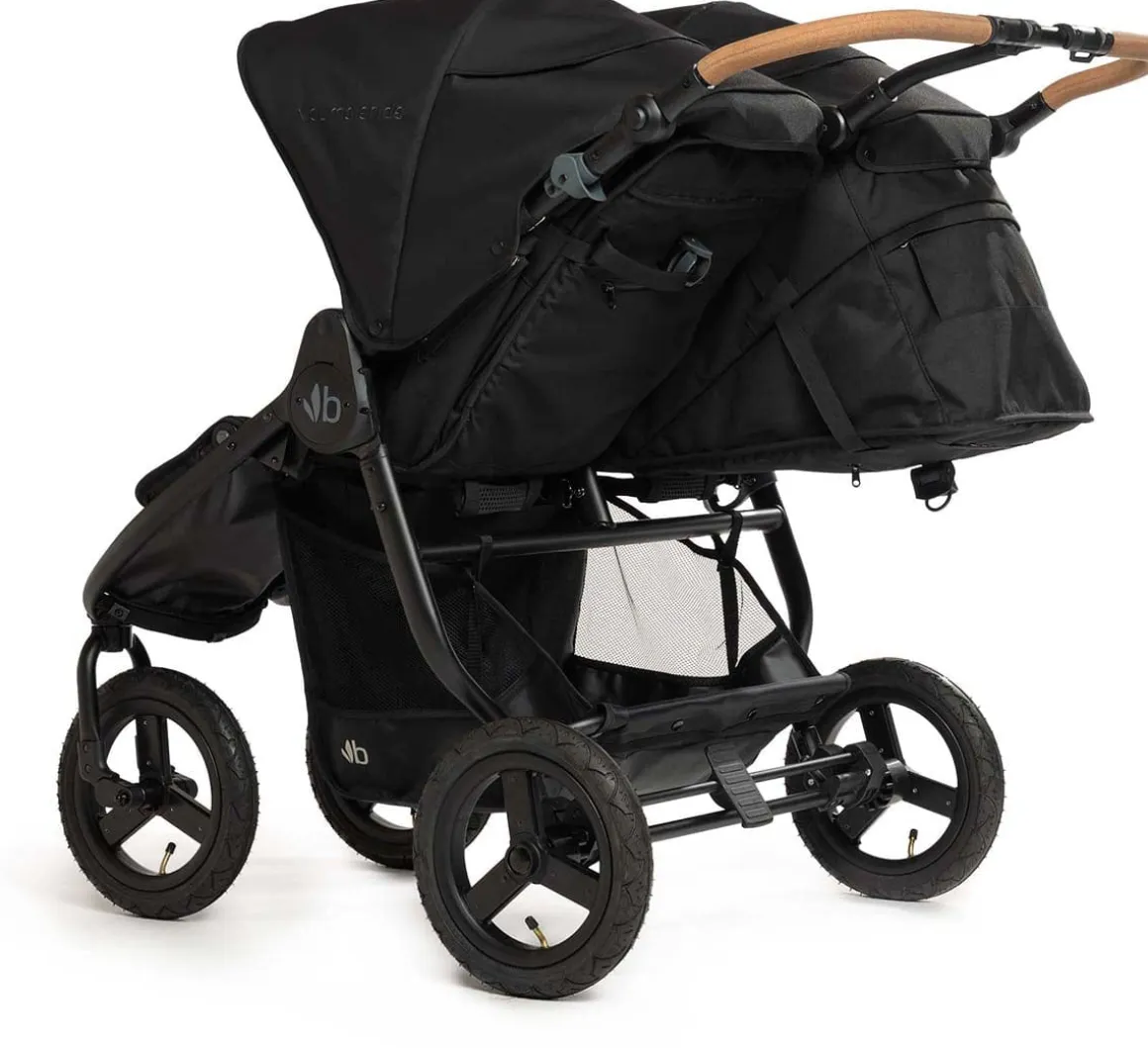Bumbleride Indie Twin Side By Side Double Stroller - Black