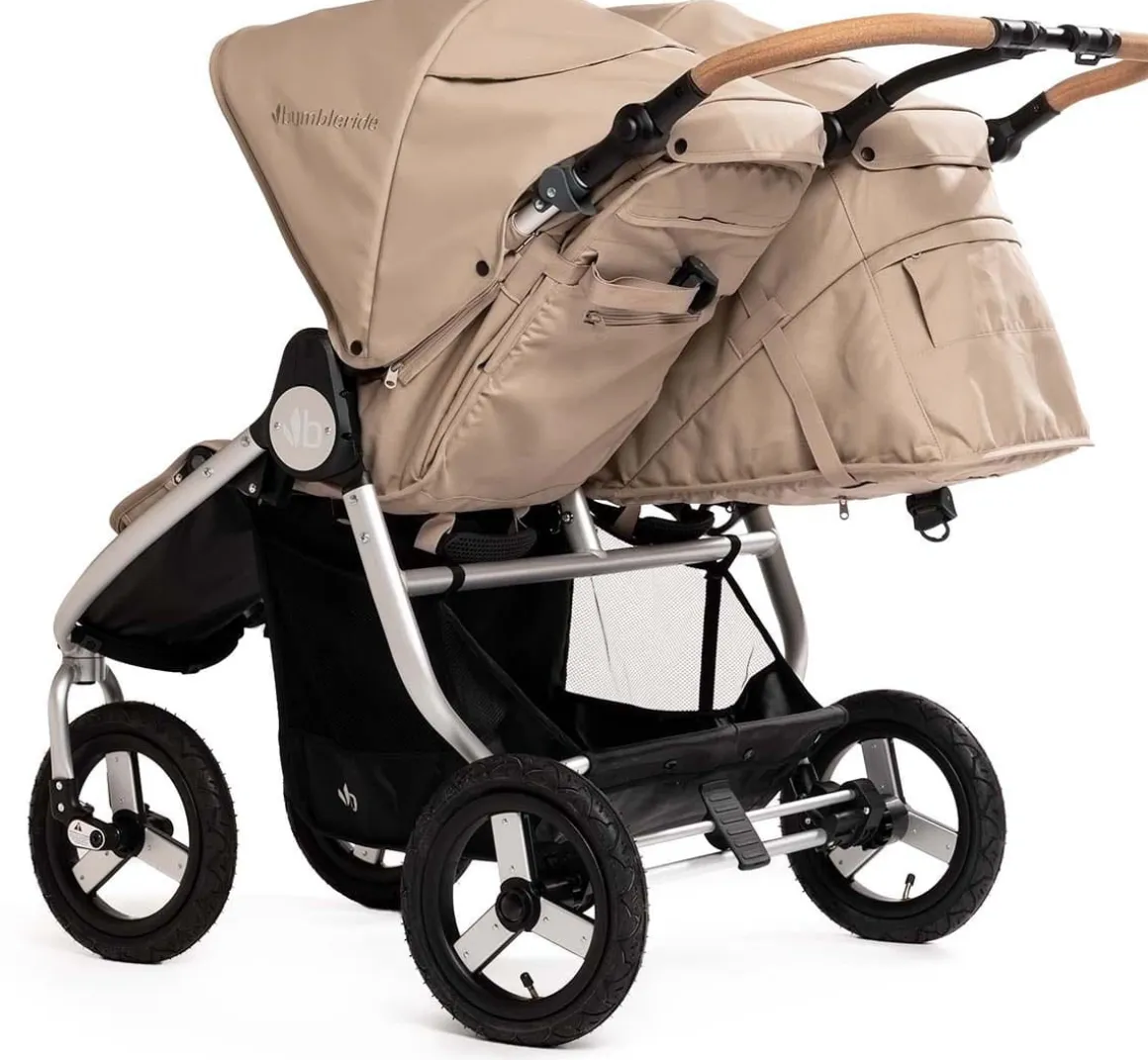 Bumbleride Indie Twin Side By Side Double Stroller - Sand