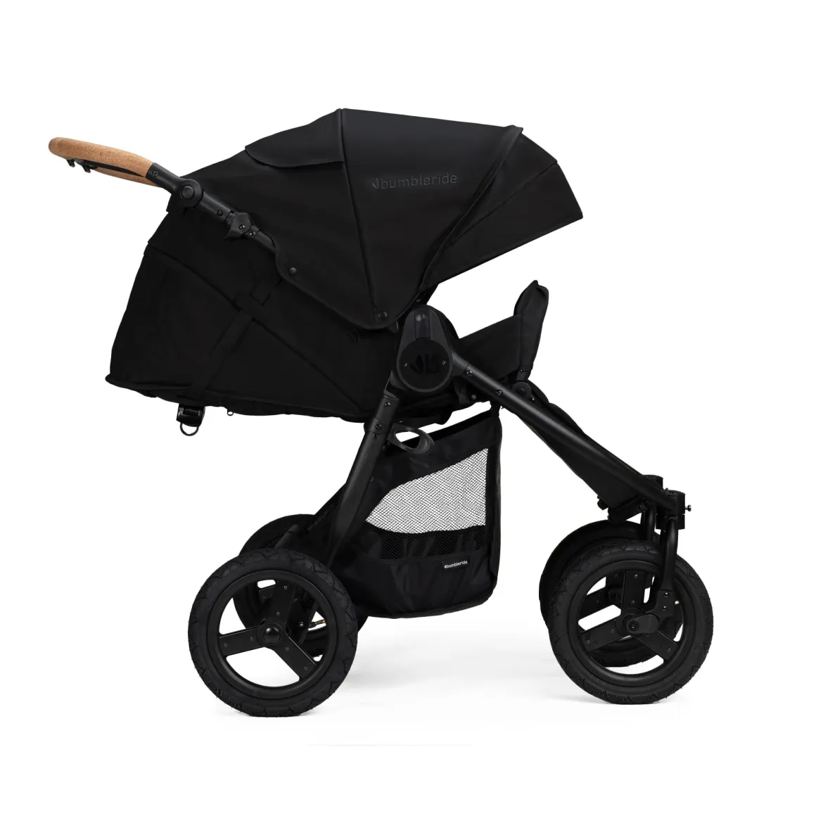 Bumbleride Indie Twin Stroller + One Bassinet Bundle - Black