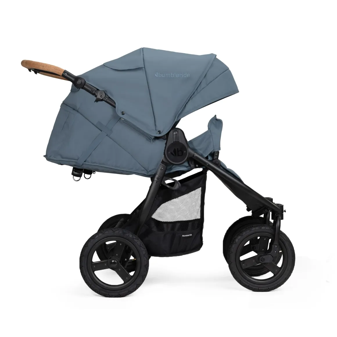 Bumbleride Indie Twin Stroller + One Bassinet Bundle - Ocean