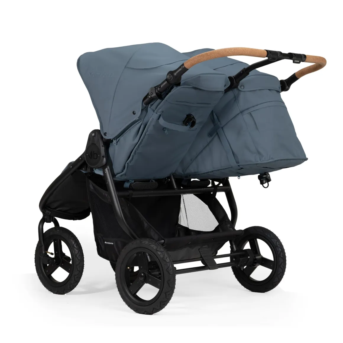 Bumbleride Indie Twin Stroller + One Bassinet Bundle - Ocean