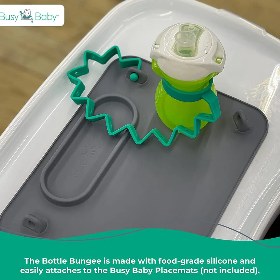 Busy Baby Bottle Bungee - Pink