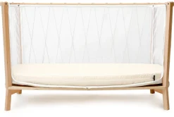 Charlie Crane KIMI Baby Bed with Foam Mattress - Desert