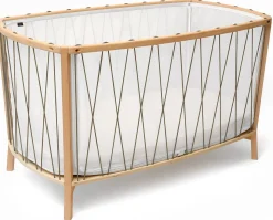 Charlie Crane KIMI Baby Bed with Foam Mattress - Hazelnut