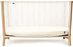 Charlie Crane KIMI Baby Bed with Foam Mattress - Hazelnut