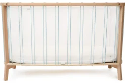 Charlie Crane KIMI Baby Bed with Organic Mattress - Aqua