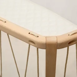 Charlie Crane KIMI Baby Bed with Organic Mattress - Desert