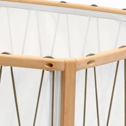 Charlie Crane KIMI Baby Bed with Organic Mattress - Hazelnut
