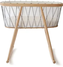 Charlie Crane KUMI Mesh Crib - Black & White