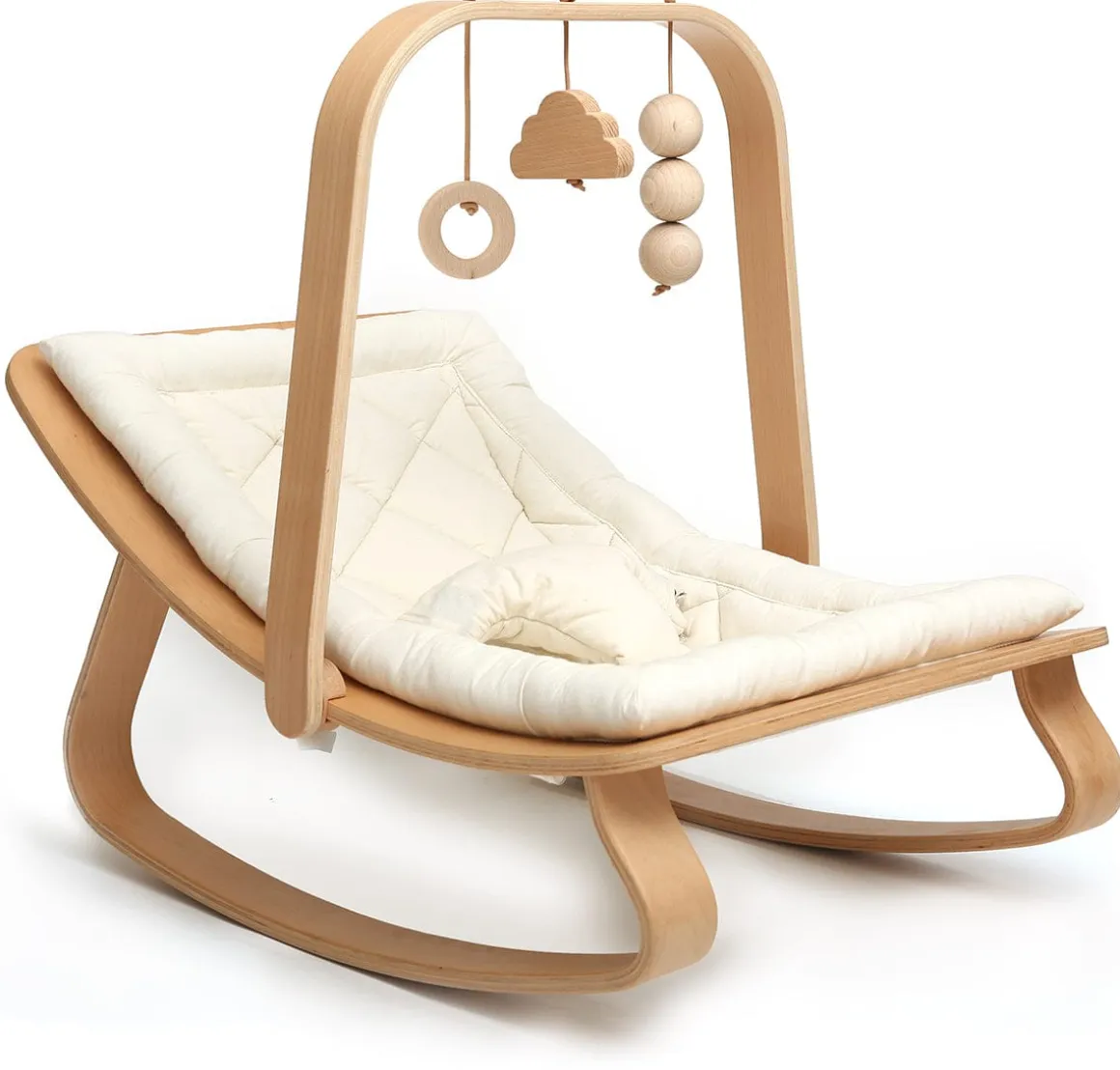 Charlie Crane LEVO Activity Arch for LEVO Baby Rocker - Beech