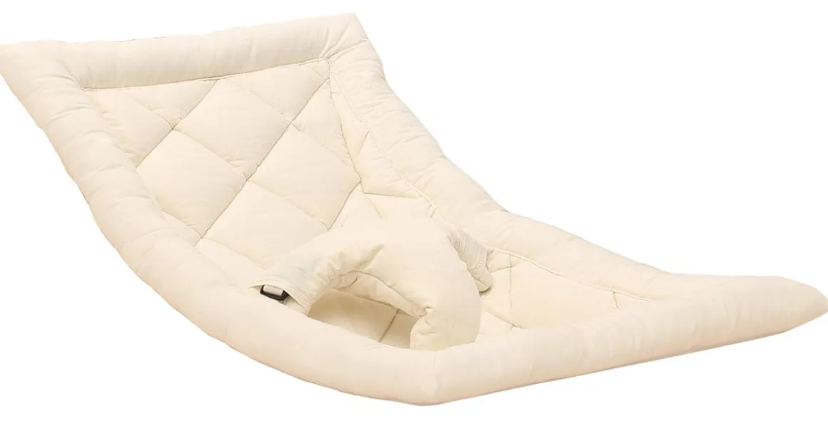 Charlie Crane LEVO Baby Rocker - Walnut / Organic White
