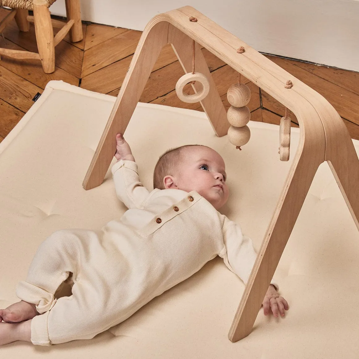 Charlie Crane NAHO Activity Arch + Wooden Toys