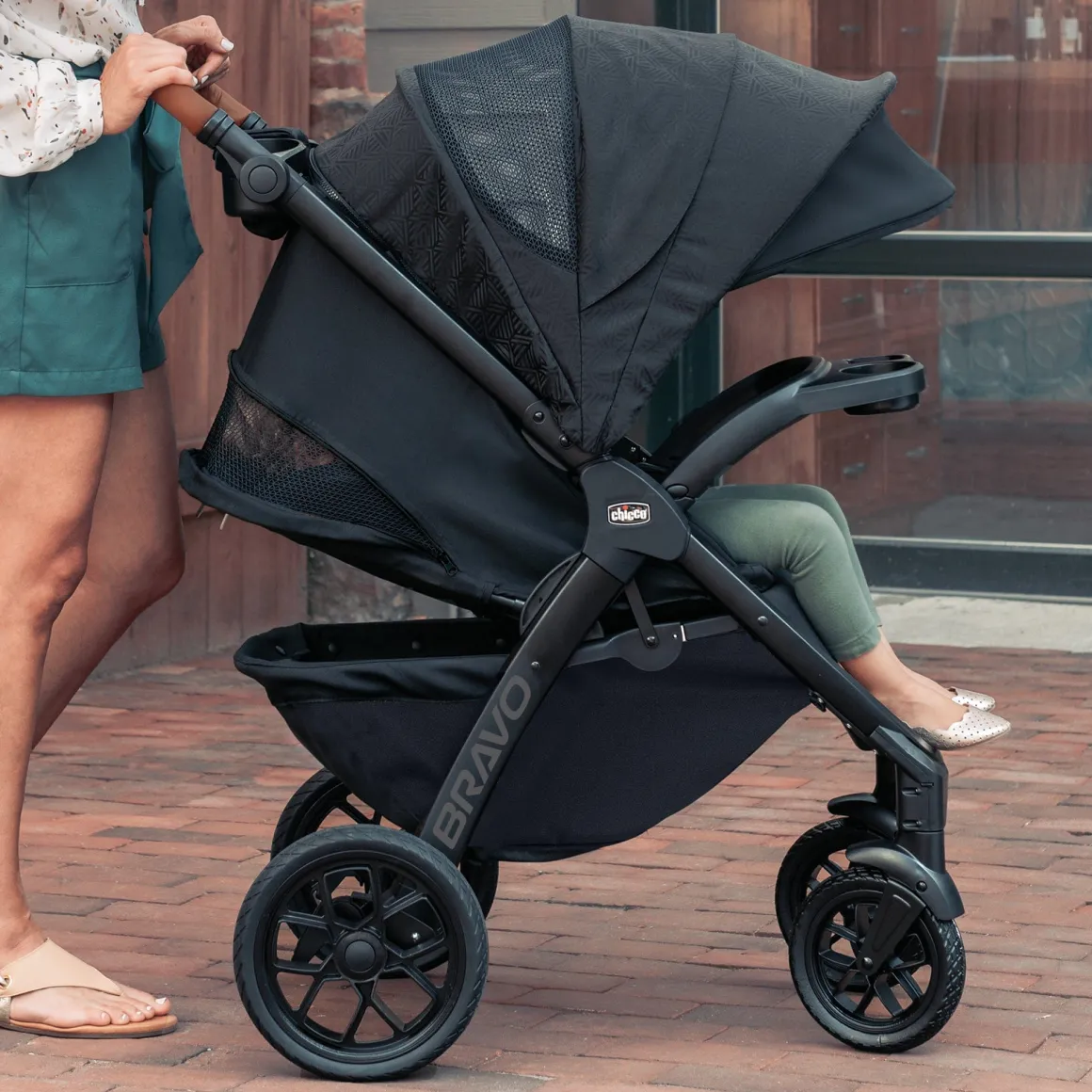 Chicco Bravo Primo ClearTex Trio Travel System - Somerset