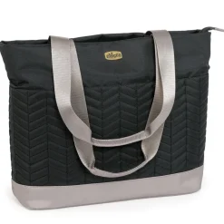 Chicco Chevron Tote Diaper Bag - Black