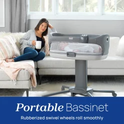 Chicco Close to You Bedside Bassinet - Oat