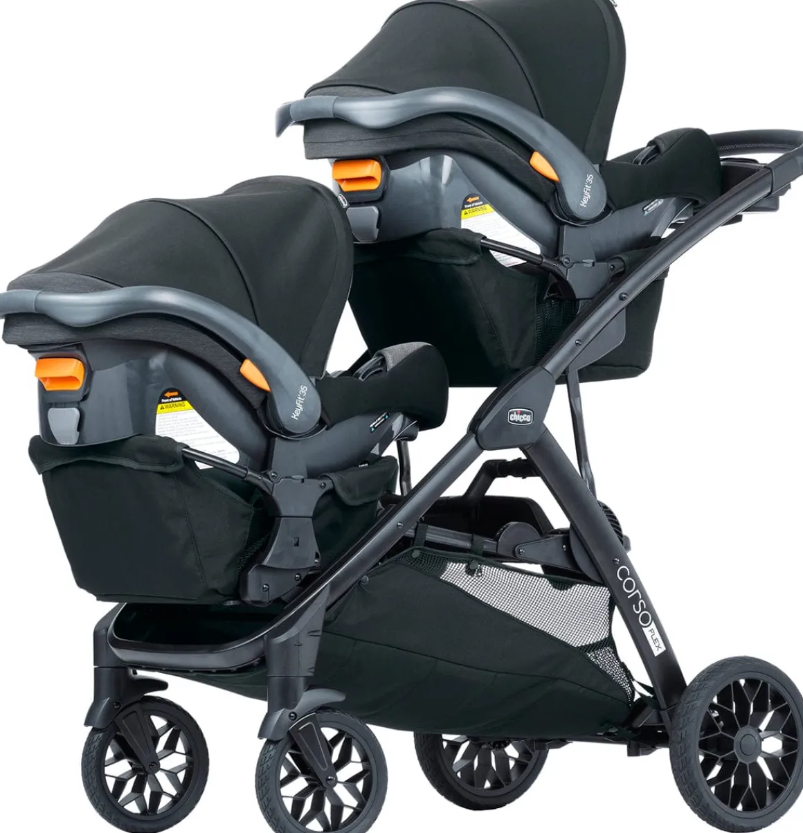 Chicco Corso Flex Infant Car Seat Adapter/Basket - Black