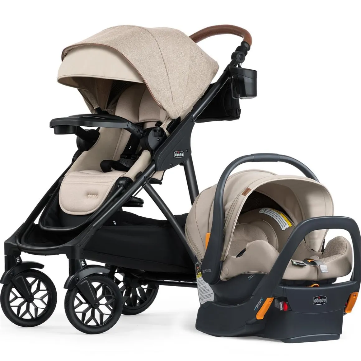 Chicco Corso Primo ClearTex Modular Travel System - Hazelnut