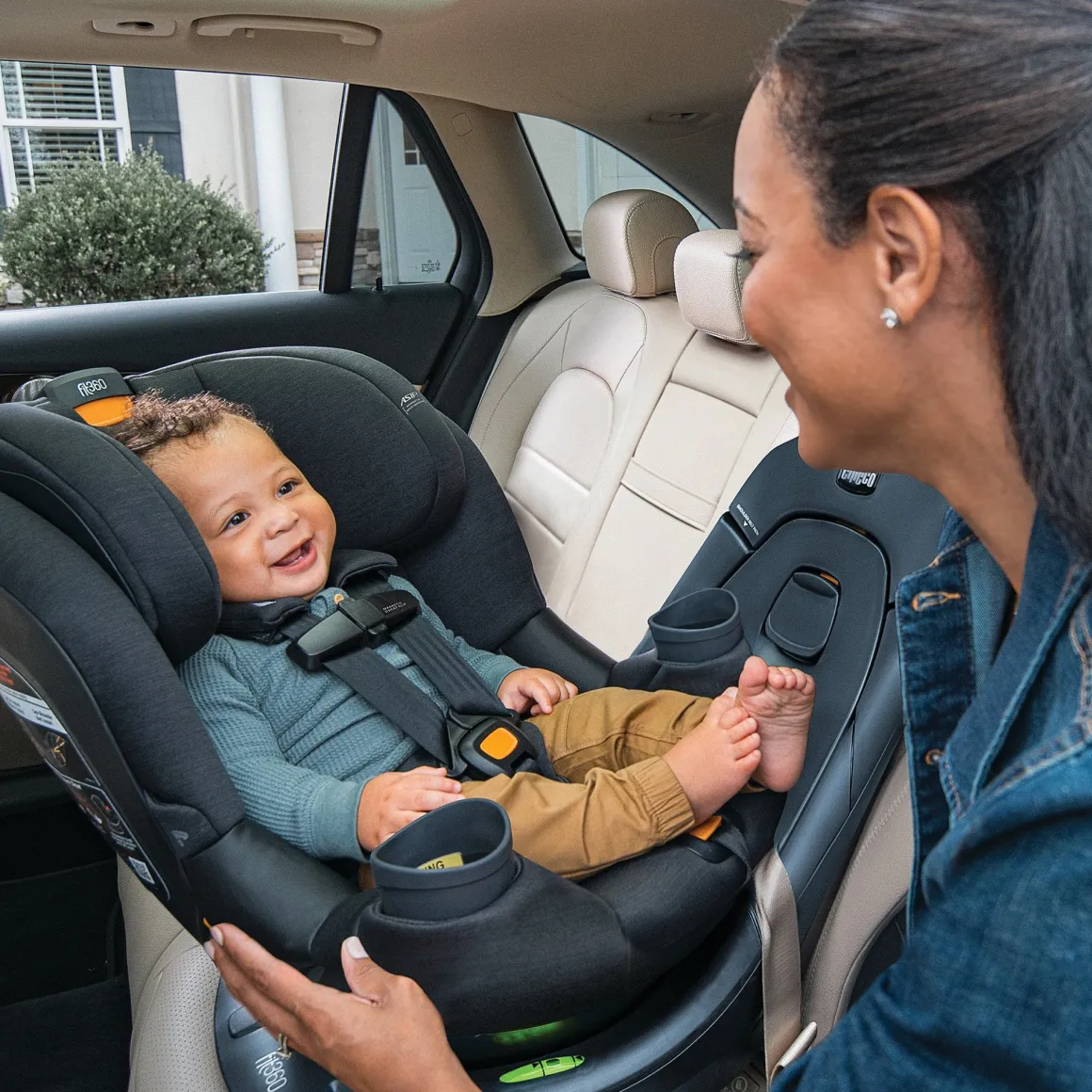 Chicco Fit360 ClearTex Rotating Convertible Car Seat - Titanium