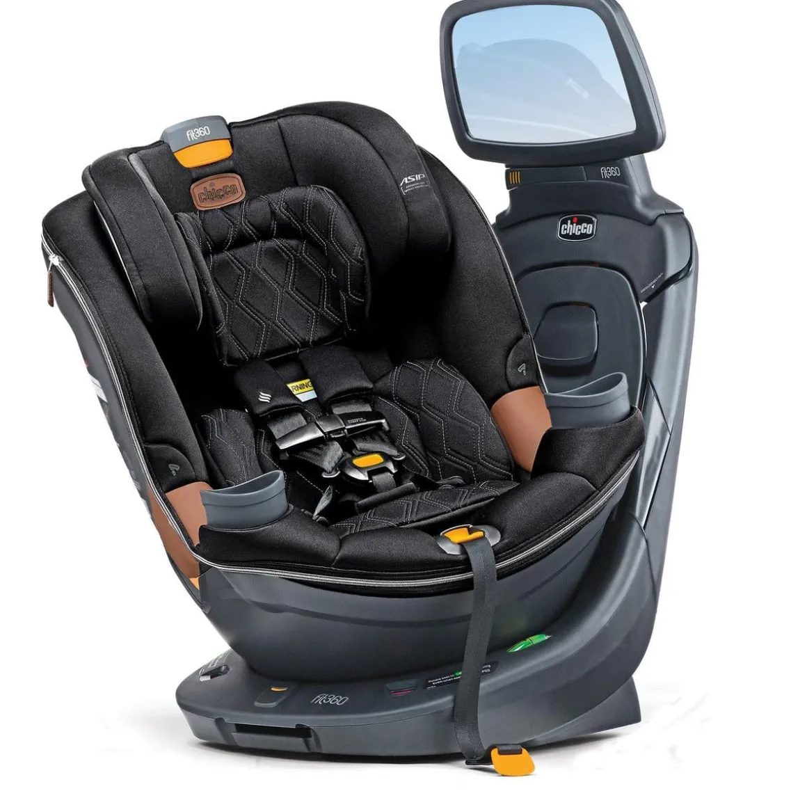 Chicco Fit360 Zip ClearTex Rotating Convertible Car Seat - Jet