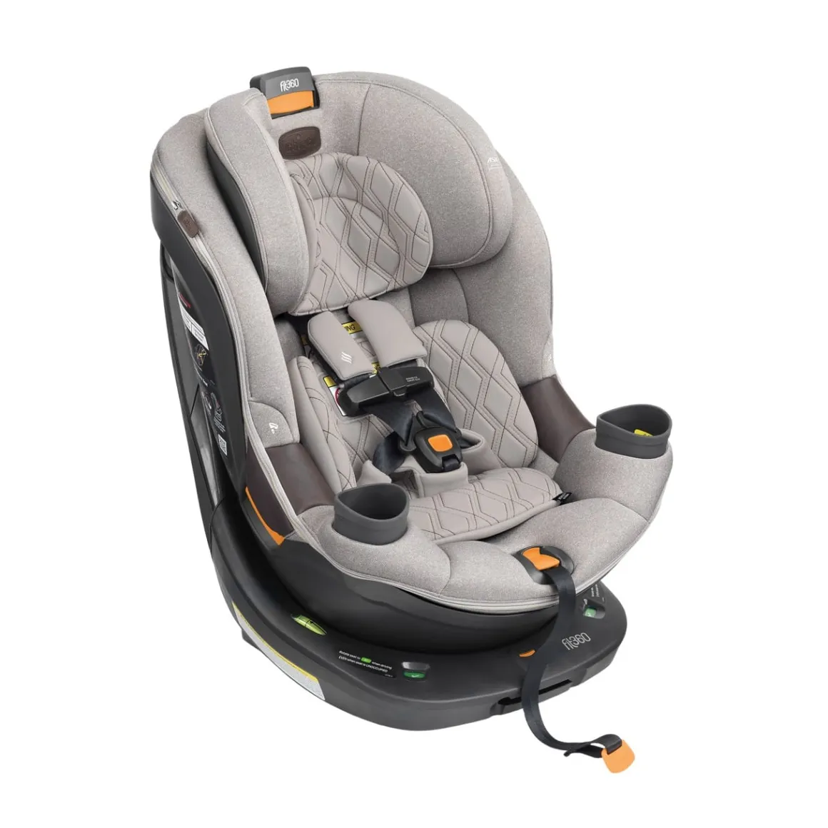 Chicco Fit360 Zip ClearTex Rotating Convertible Car Seat - Teak