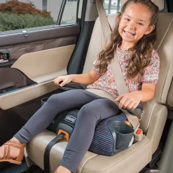 Chicco GoFit ClearTex Plus Backless Booster Car Seat - Static