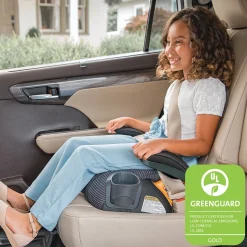 Chicco GoFit ClearTex Plus Backless Booster Car Seat - Static
