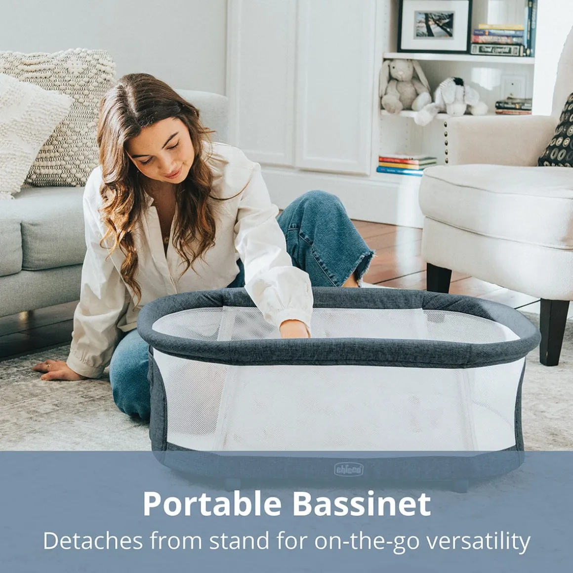 Chicco LullaGlide 3-in-1 Bassinet - Luna