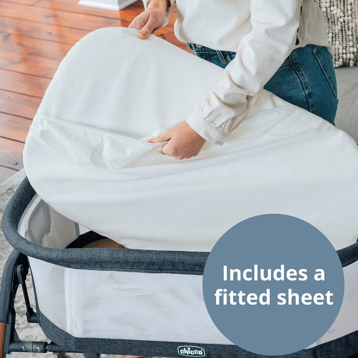 Chicco LullaGlide 3-in-1 Bassinet - Luna