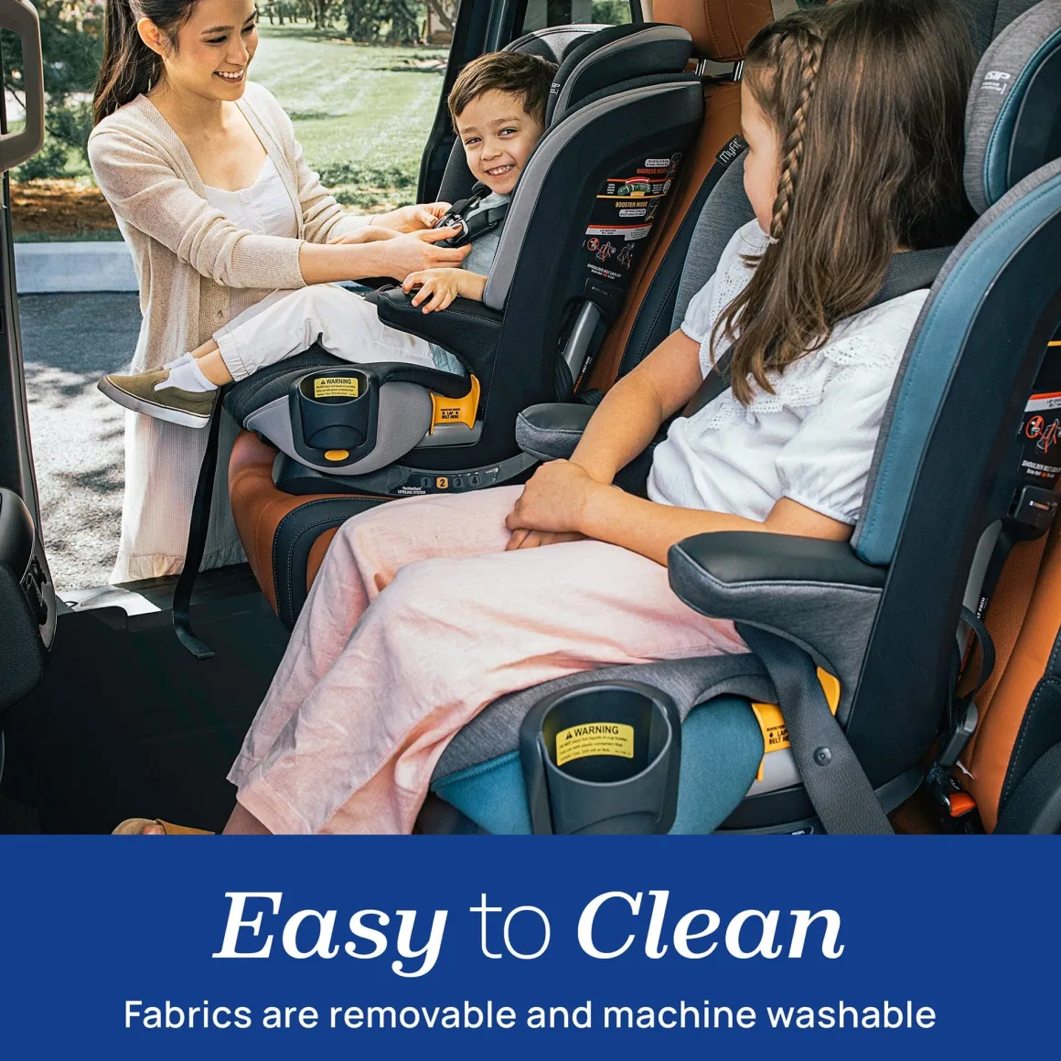 Chicco MyFit ClearTex Harness + Booster Car Seat - Coral