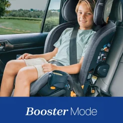 Chicco OneFit LX ClearTex All-in-One Convertible Car Seat - Ebony
