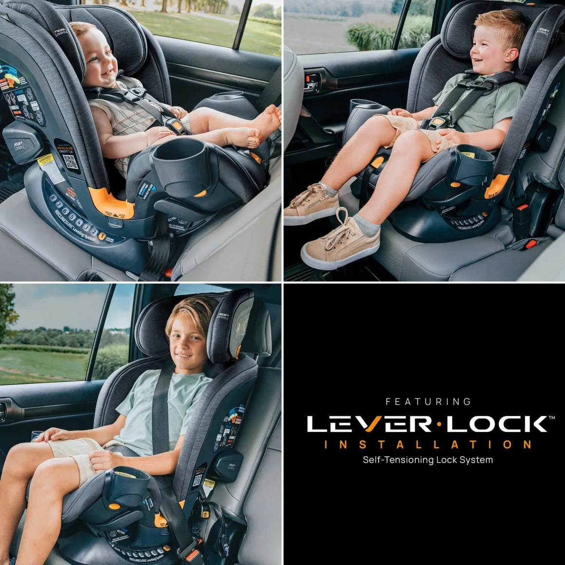 Chicco OneFit LX ClearTex All-in-One Convertible Car Seat - Lupine