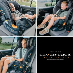 Chicco OneFit LX ClearTex All-in-One Convertible Car Seat - Smoke