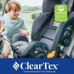 Chicco OneFit LX ClearTex All-in-One Convertible Car Seat - Smoke
