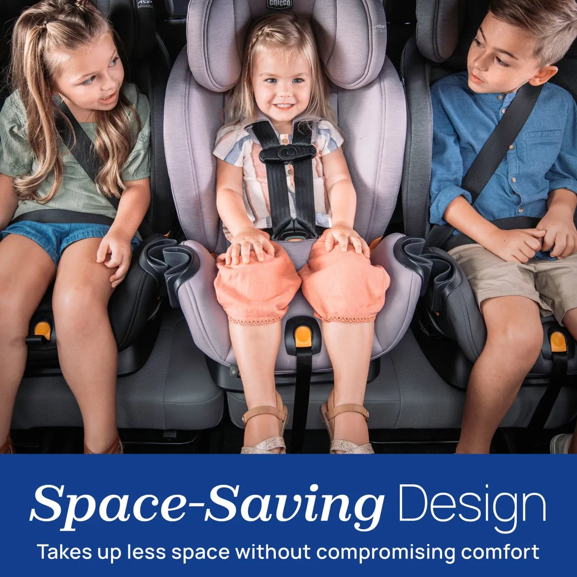 Chicco OneFit Max ClearTex All-in-One Convertible Car Seat - Ash