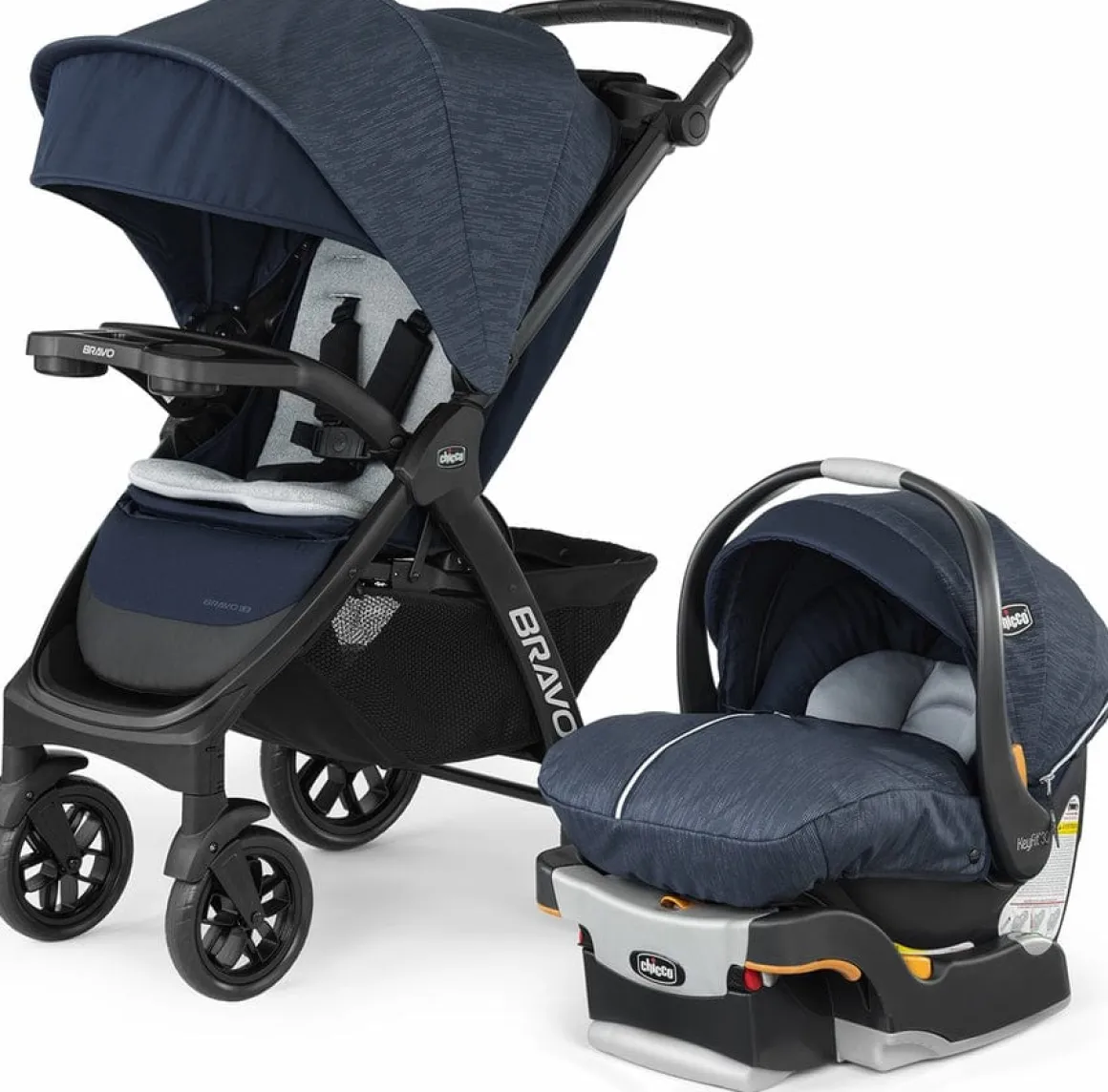 Chicco OPEN BOX Bravo LE Trio Travel System - Harbor